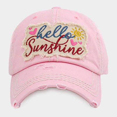 Greetings Embroidered Baseball Cap for Women - Hautefull