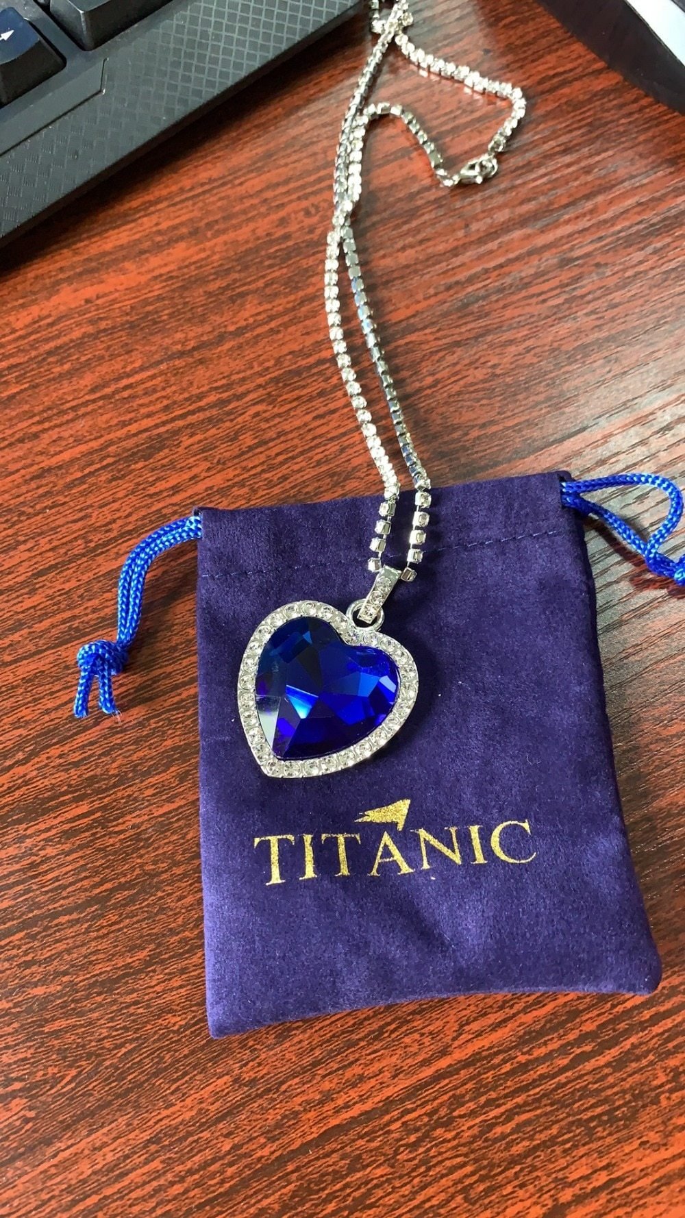 Heart of the Ocean Pendant Necklace - Hautefull