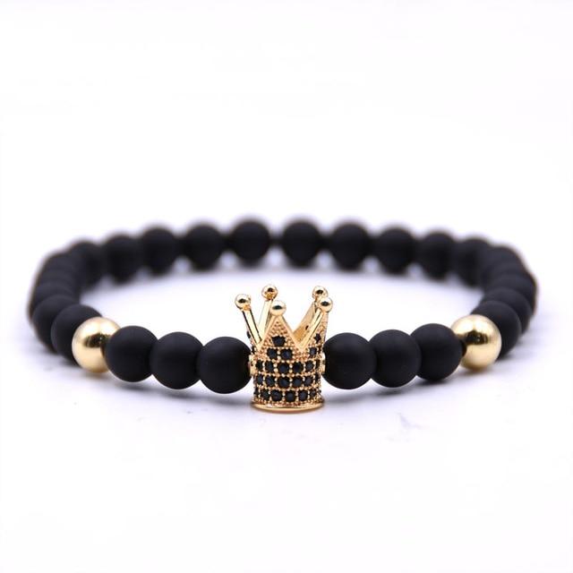King & Queen Crown Couple Bracelets - Hautefull