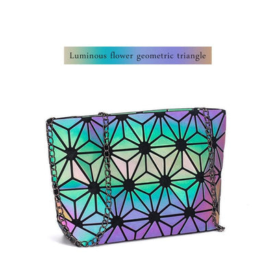 Luminous Geometric Tote Bag - Hautefull