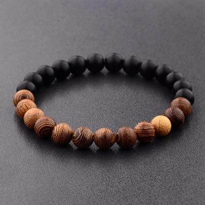 Natural Moonstone Bead Bracelet Made From Lava Stone - Hautefull