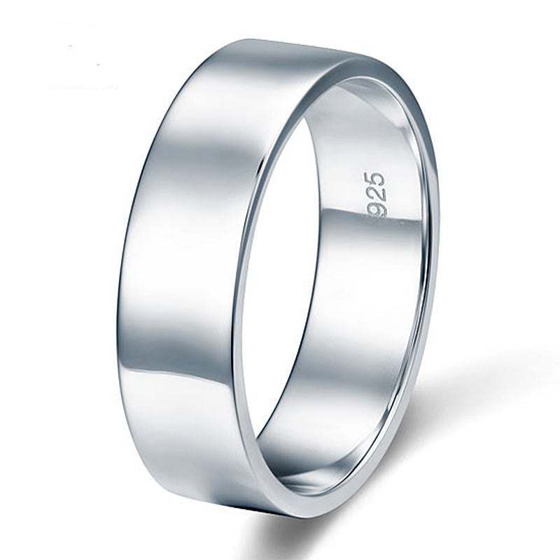 Polished 925 Sterling Silver Ring for Men - Hautefull