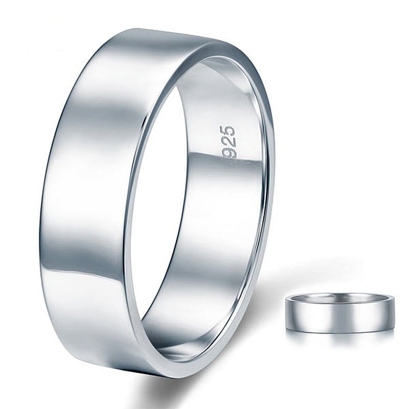 Polished 925 Sterling Silver Ring for Men - Hautefull