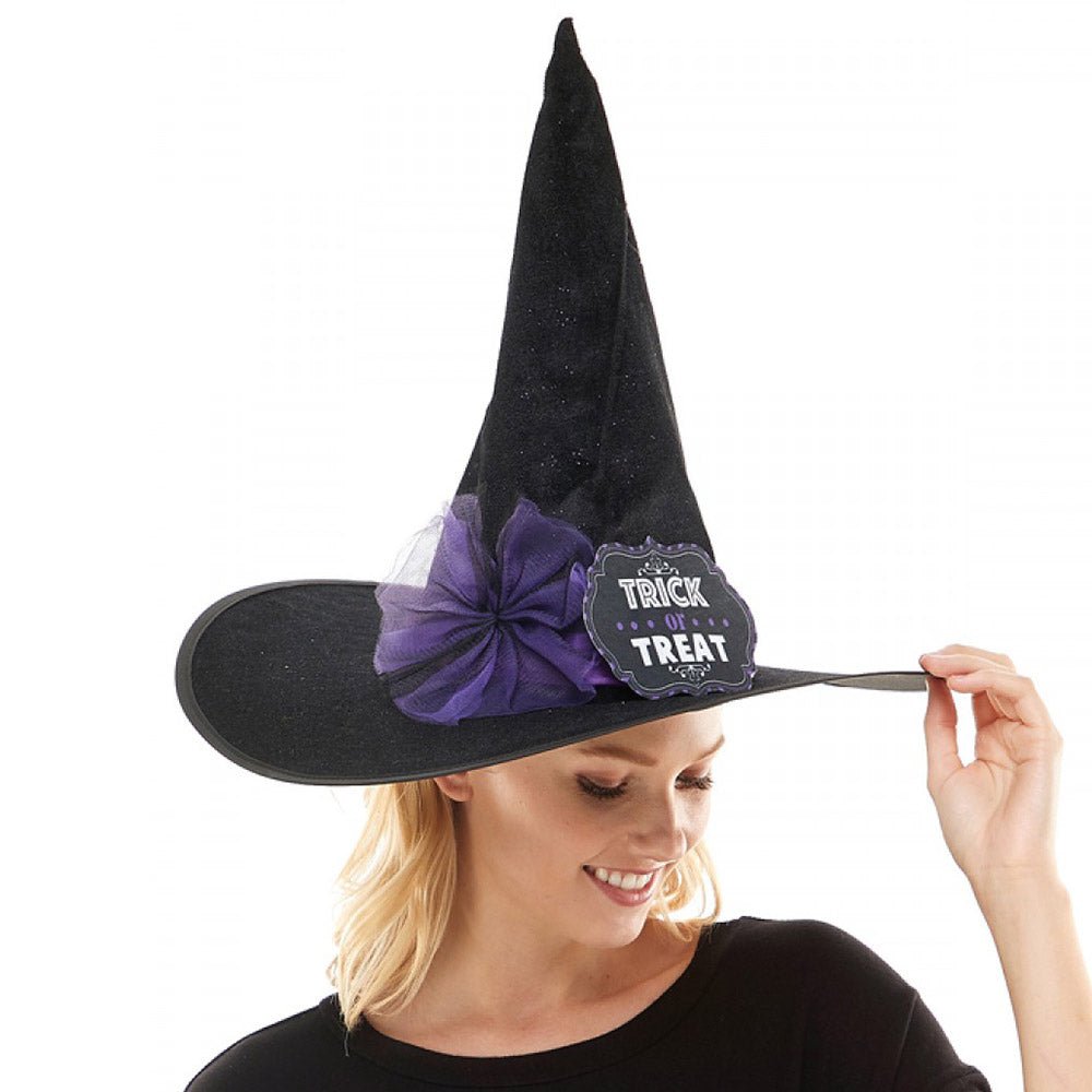 Trick or Treat Pointy Witchy Hat for Halloween - Hautefull