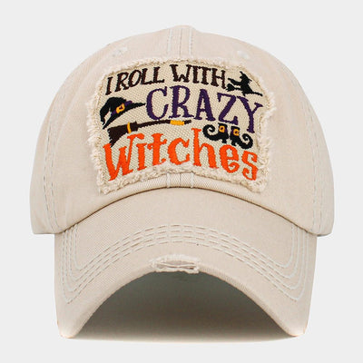 Vintage "Crazy Witches" Humor Baseball Cap - Hautefull