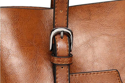 Women Soft Faux Leather Handbags - Hautefull